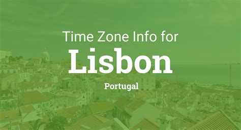 lisbon portugal time zone utc